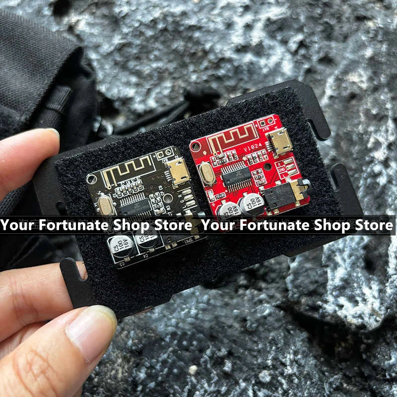 Parche placa de circuito negro táctico – Insignia MOLLE para mochila - imagen 5