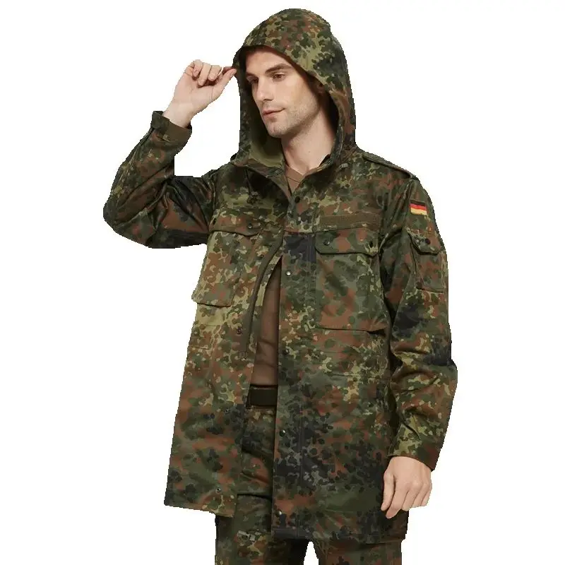 KSK Parka chaqueta táctica cortavientos montaña longitud media a larga - imagen 2