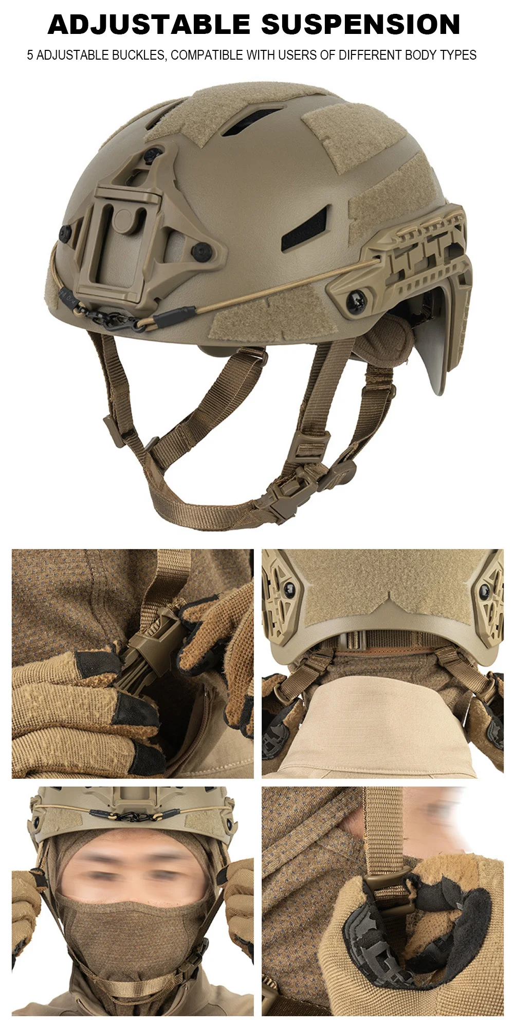 Casco en color Tan 499