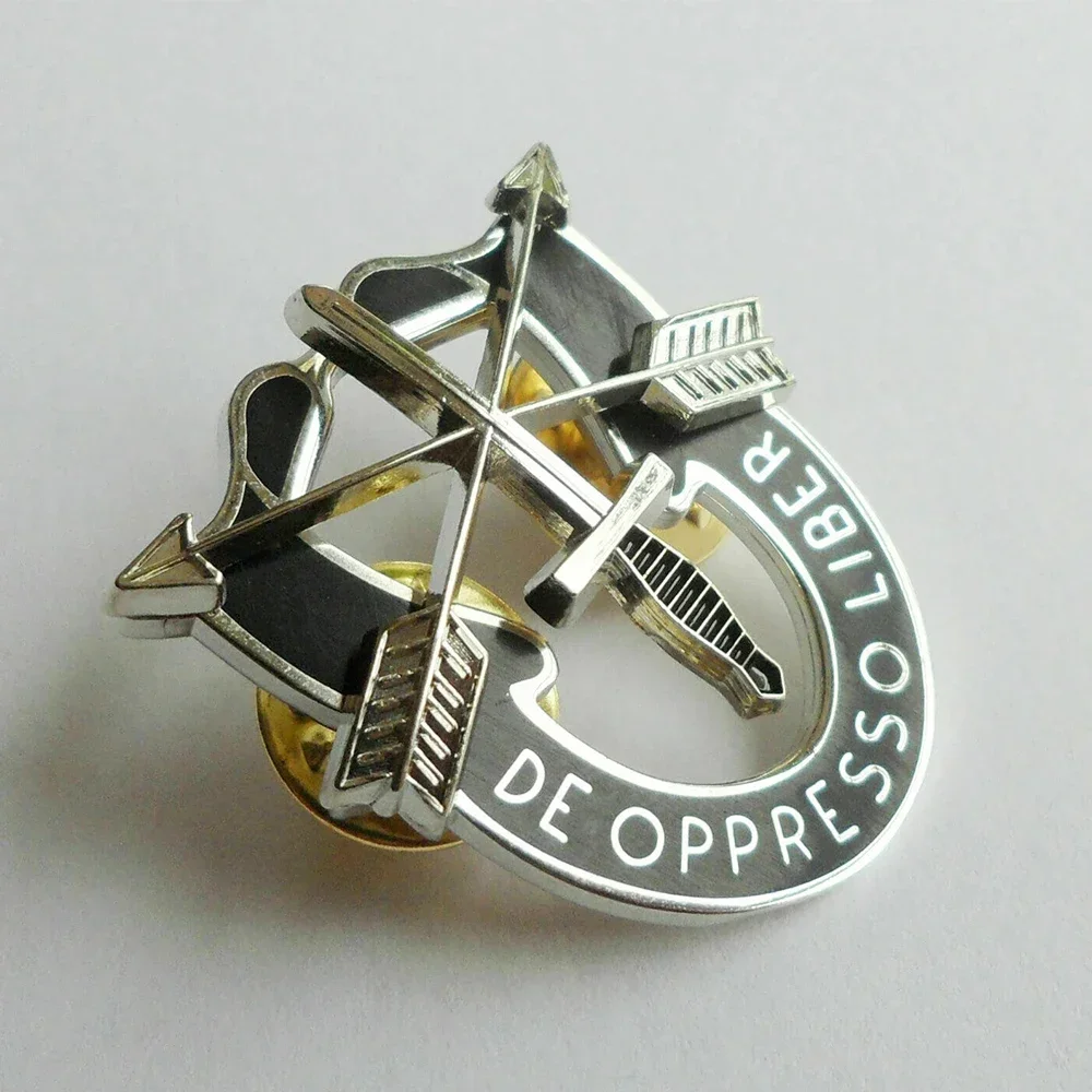 Boina militar vintage Fuerzas Especiales EE. UU. con insignia - imagen 3