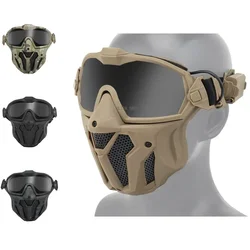 Máscara Airsoft táctica con microventilador antiniebla