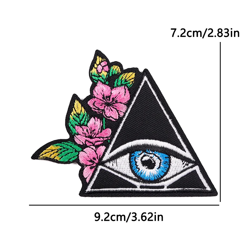 Parche termoadhesivo tarot místico calavera punk y botella para ropa