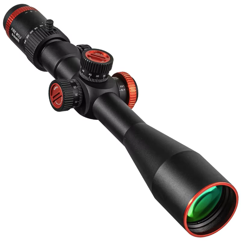 FIRE WOLF QZ 6-24x50E Mira telescópica táctica retícula roja/verde caza - imagen 2