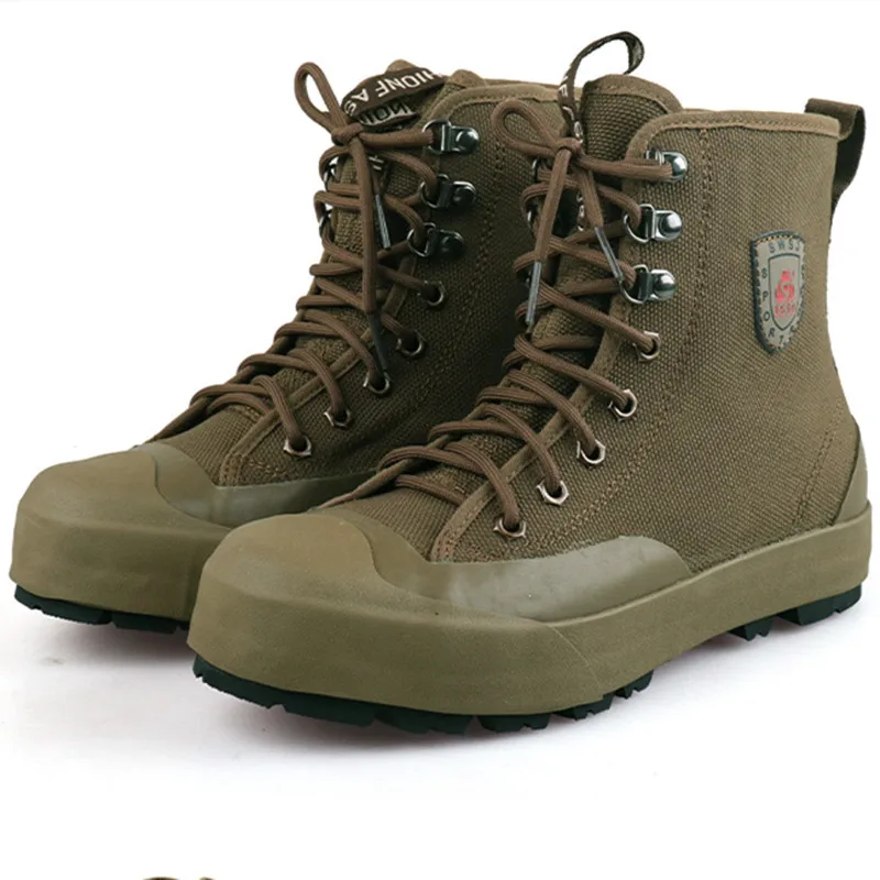 Zapatos de Senderismo Antiperforación Caña Alta Resistentes - imagen 2