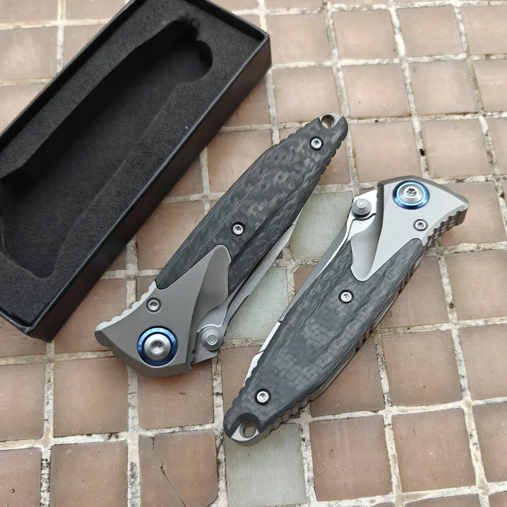 Navaja Plegable SOCOM Bravo JUFULE - Titanio y Fibra de Carbono - imagen 2
