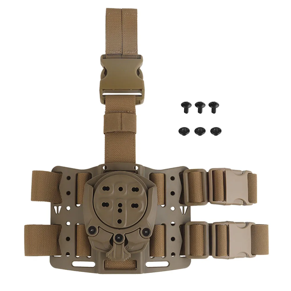 Adaptador base 360 giro libre rápido para cinturón y pierna táctica - imagen 4