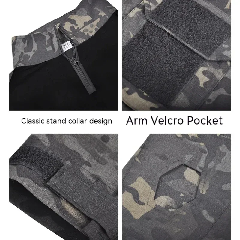 Uniforme táctico camuflado manga larga – Camisa y pantalón - imagen 5
