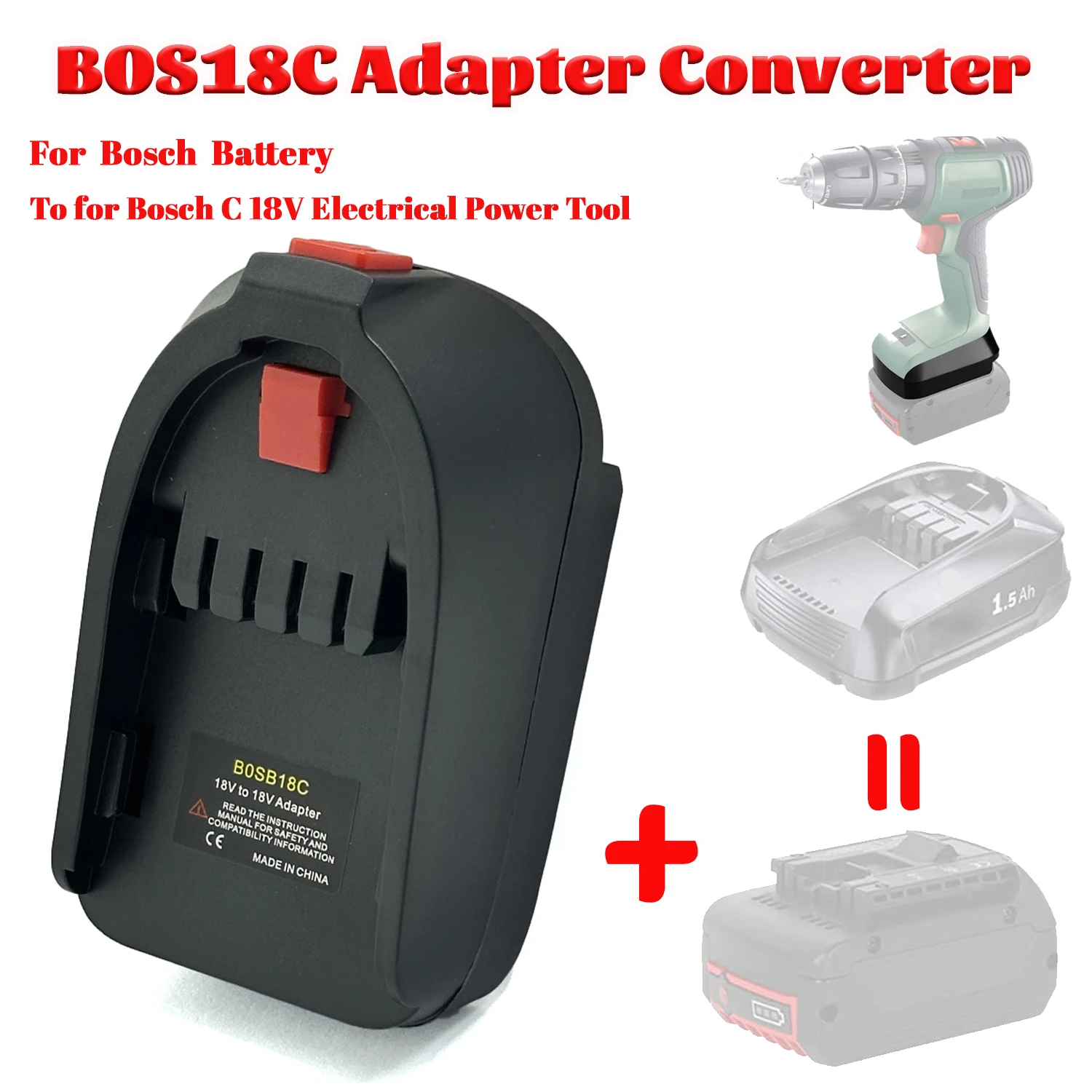 Adaptador de batería Bosch para herramientas eléctricas domésticas - imagen 4