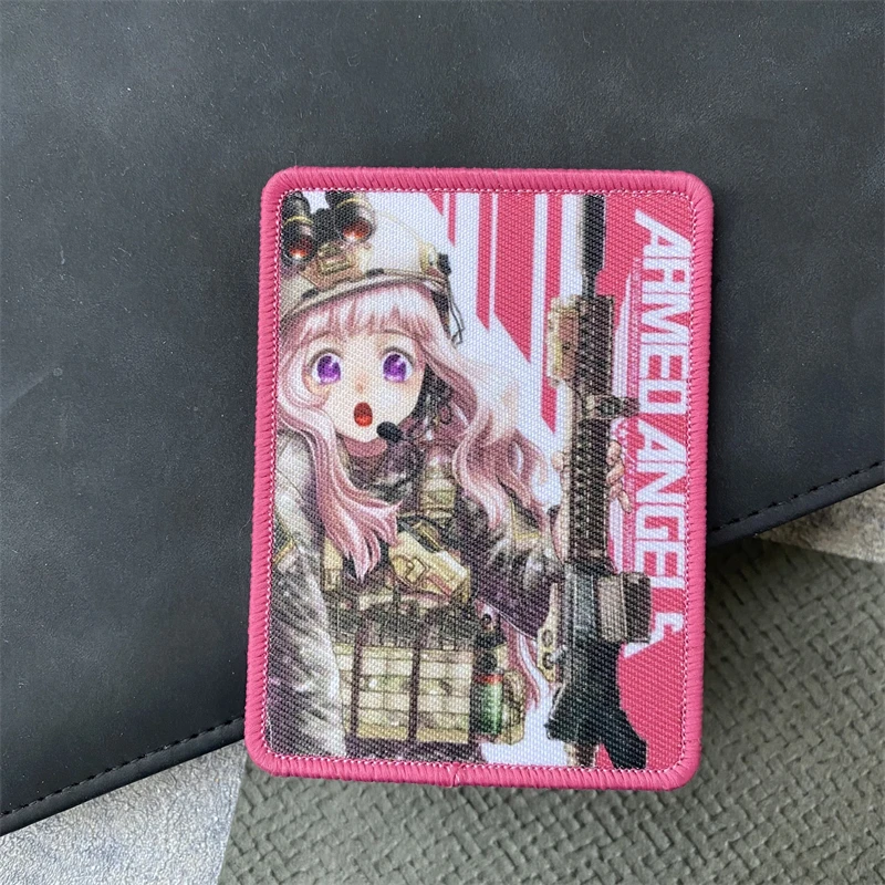 Parche Morale táctico anime con velcro – Mochila infantil - imagen 4