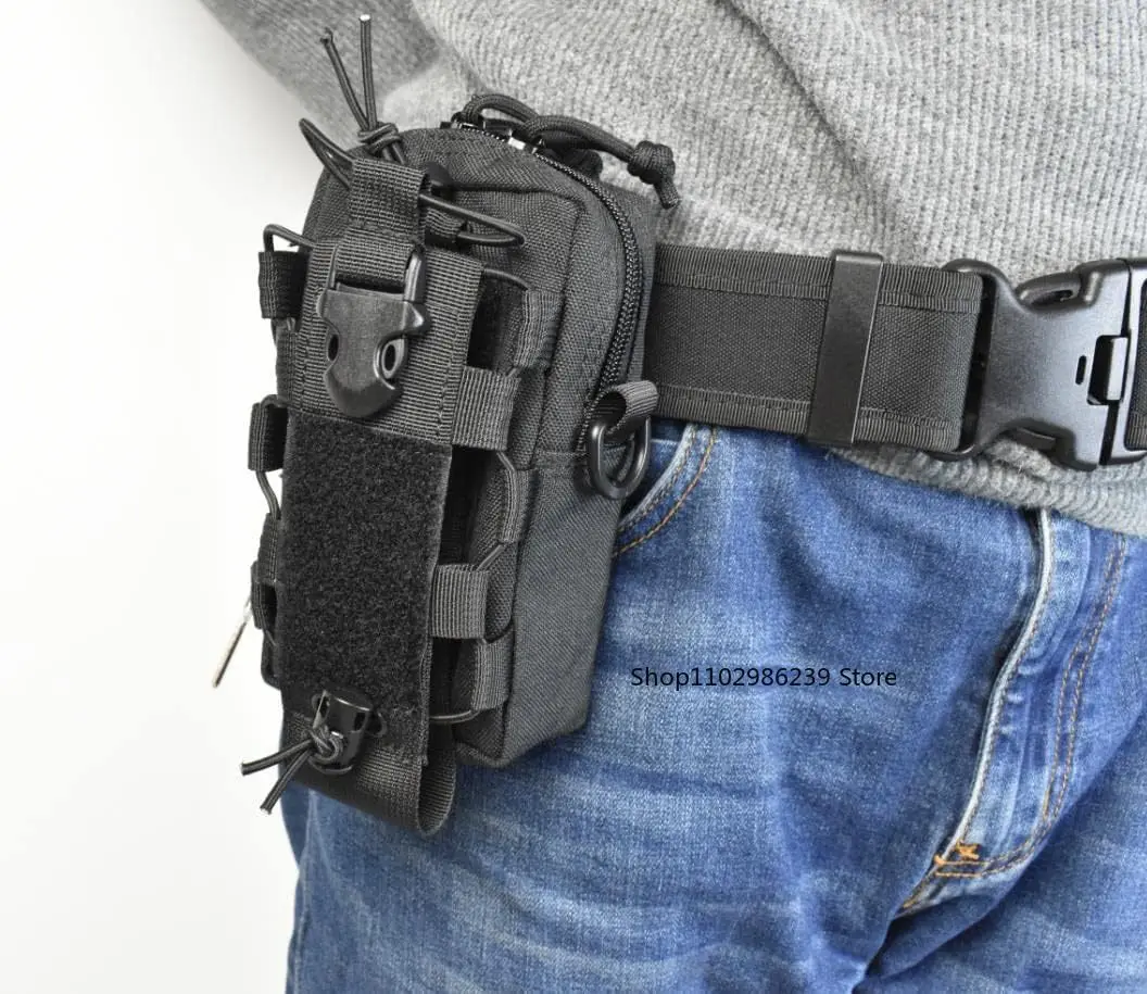 Bolsa táctica MOLLE portabotellas EDC para camping y senderismo - imagen 3