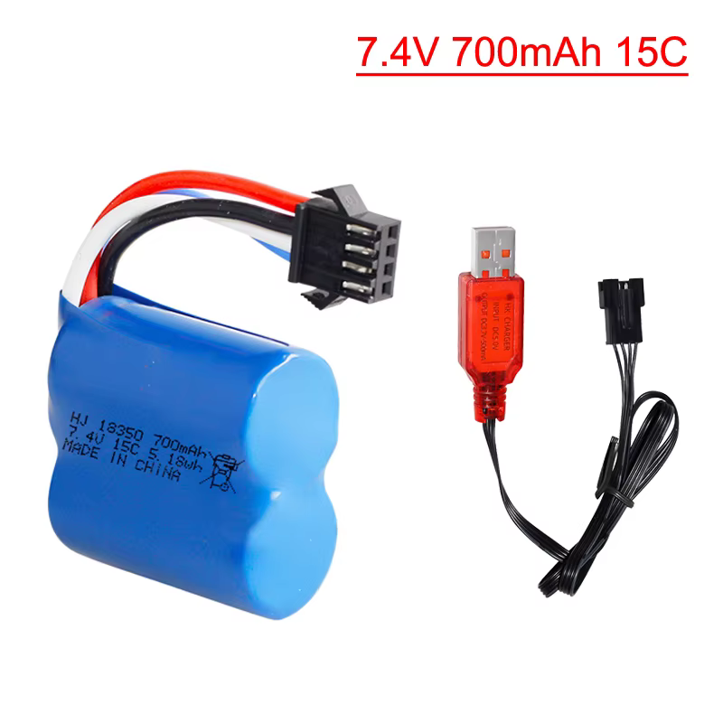 Carga por USB