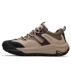 HUMTTO Botas impermeables piel bovina hombre senderismo