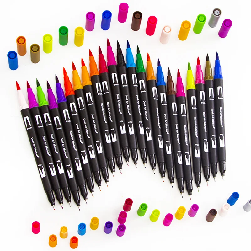 Rotuladores acuarela tipo pincel Copic doble punta artísticos