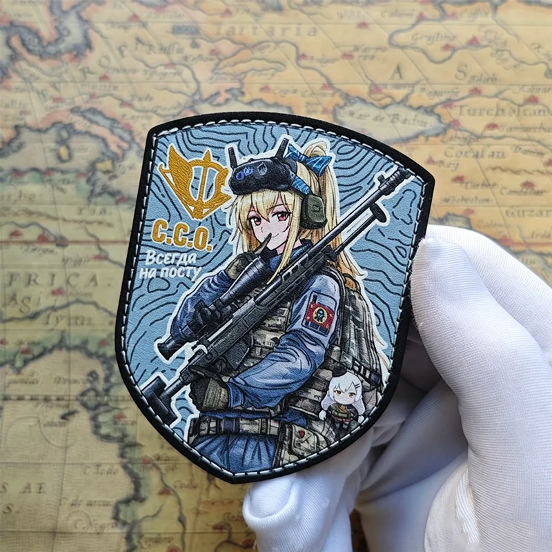 Parche táctico Frontline SV-98 de cuero para brazalete - imagen 2