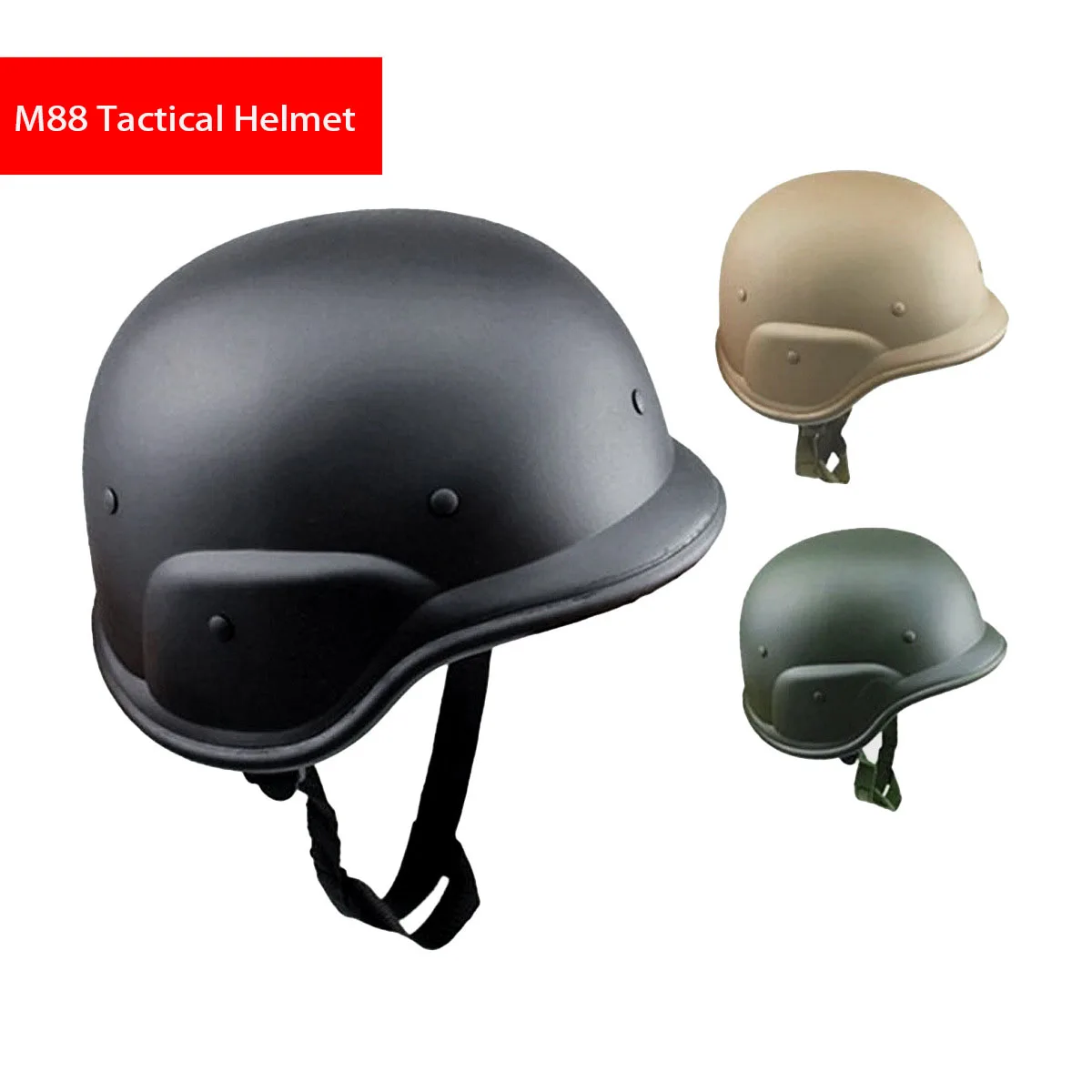 Casco táctico M88 PASGT FRP – Resistente a explosiones para entrenamiento exterior - imagen 4