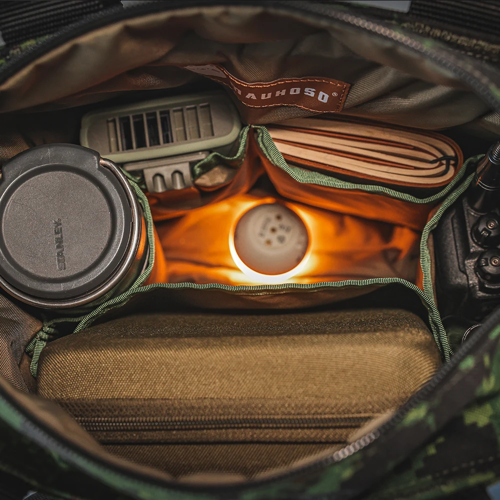 Bolso táctico de lona para portátil con cremallera reforzada - imagen 2