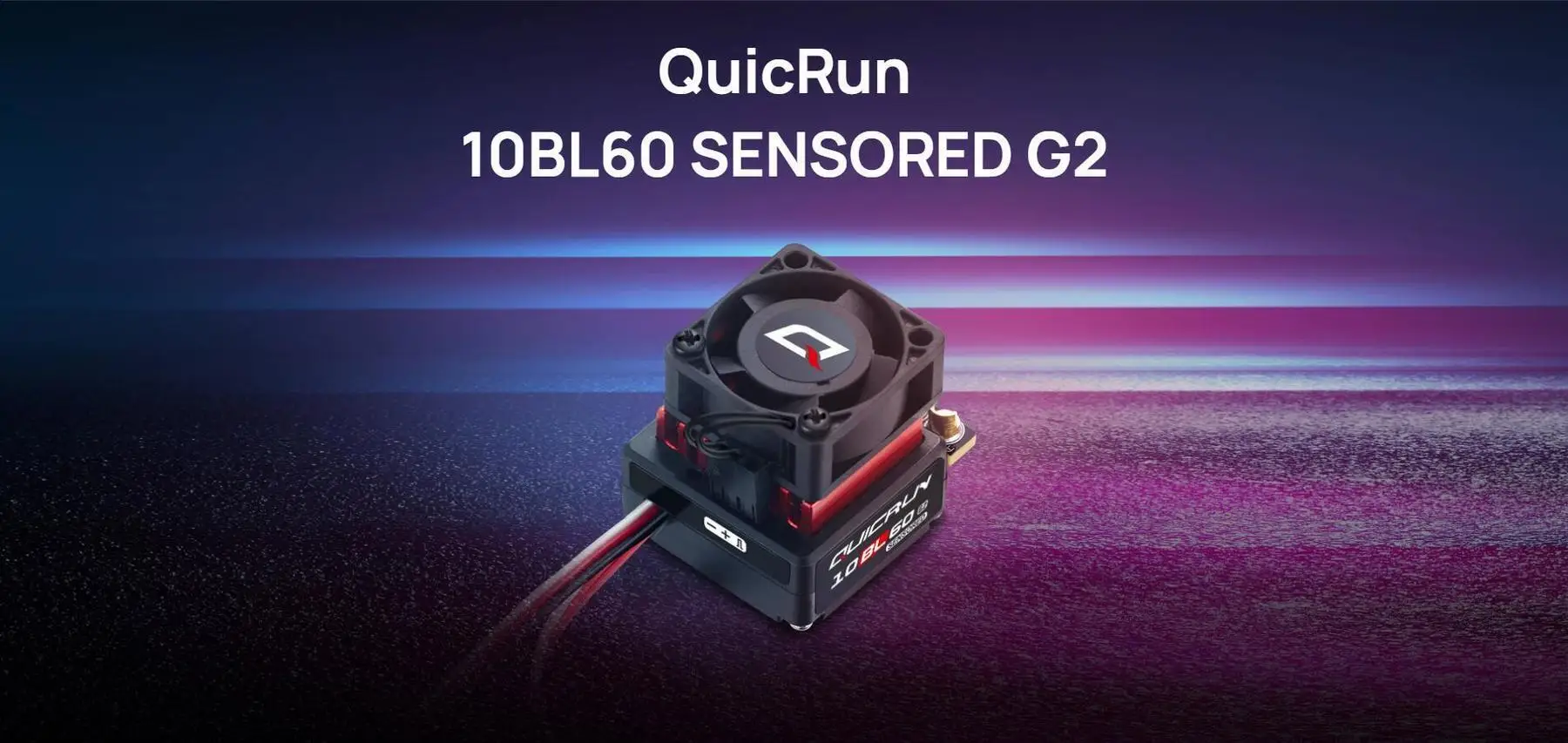 Motor 3650SD G2 y QUICRUN 10BL60-SENSORED G2