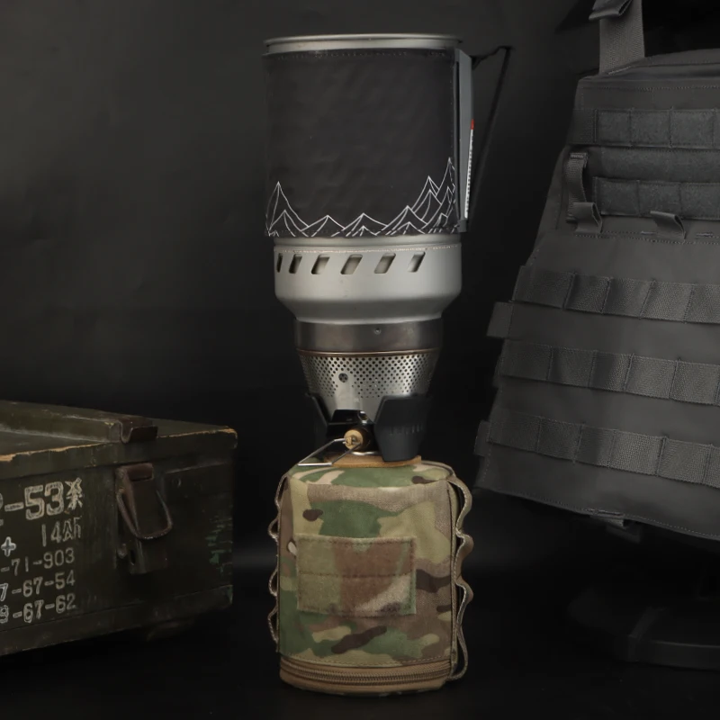 Bolsa de almacenamiento de gas camuflaje grande con cremallera - imagen 3