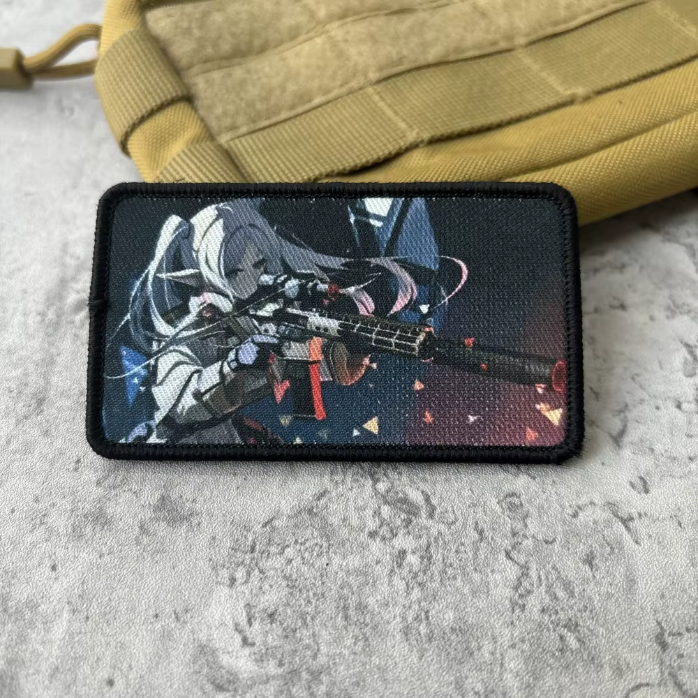 Parche táctico velcro con diseño anime – Para chaleco o mochila - imagen 4