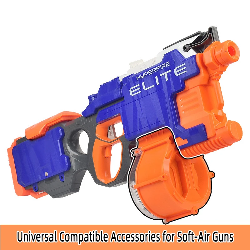 Cargador de tambor para Nerf N-Strike Elite con recargas