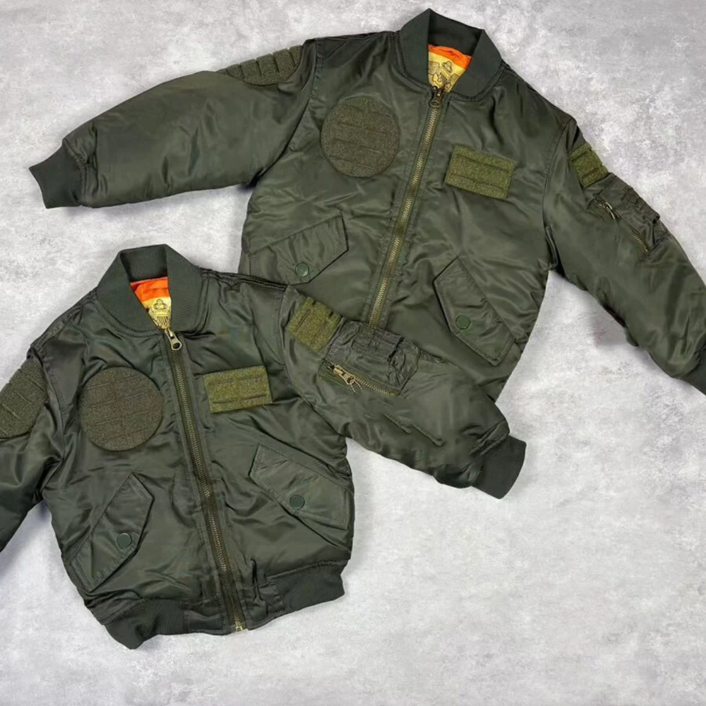Chaqueta táctica infantil acolchada para caza y exteriores - imagen 4