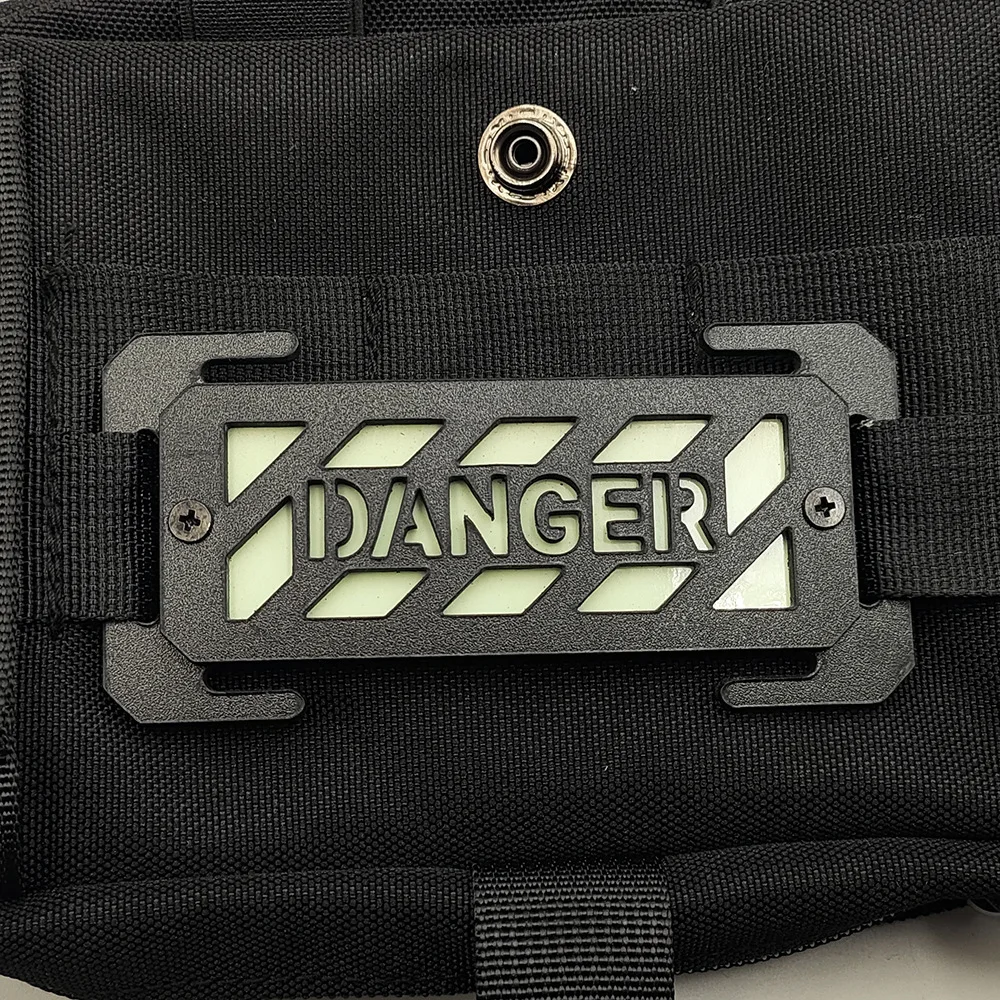 Cinta reflectante táctica de seguridad para mochila EDC