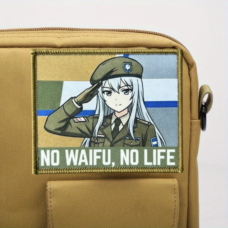 Parche táctico moral anime con gancho y bucle para gorras - imagen 3