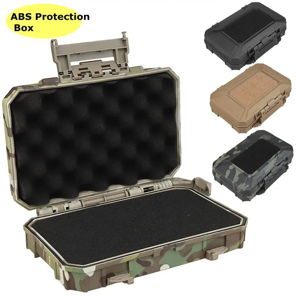 Caja táctica MOLLE de ABS, rígida e impermeable con Velcro - imagen 3