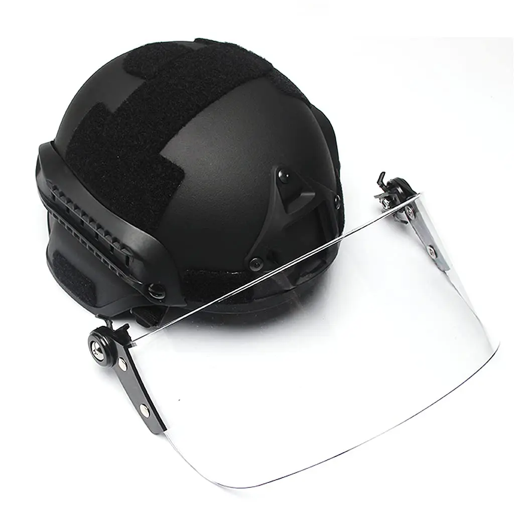 Casco táctico MICH 2000 con visera, lente PC y pasamontañas - imagen 2
