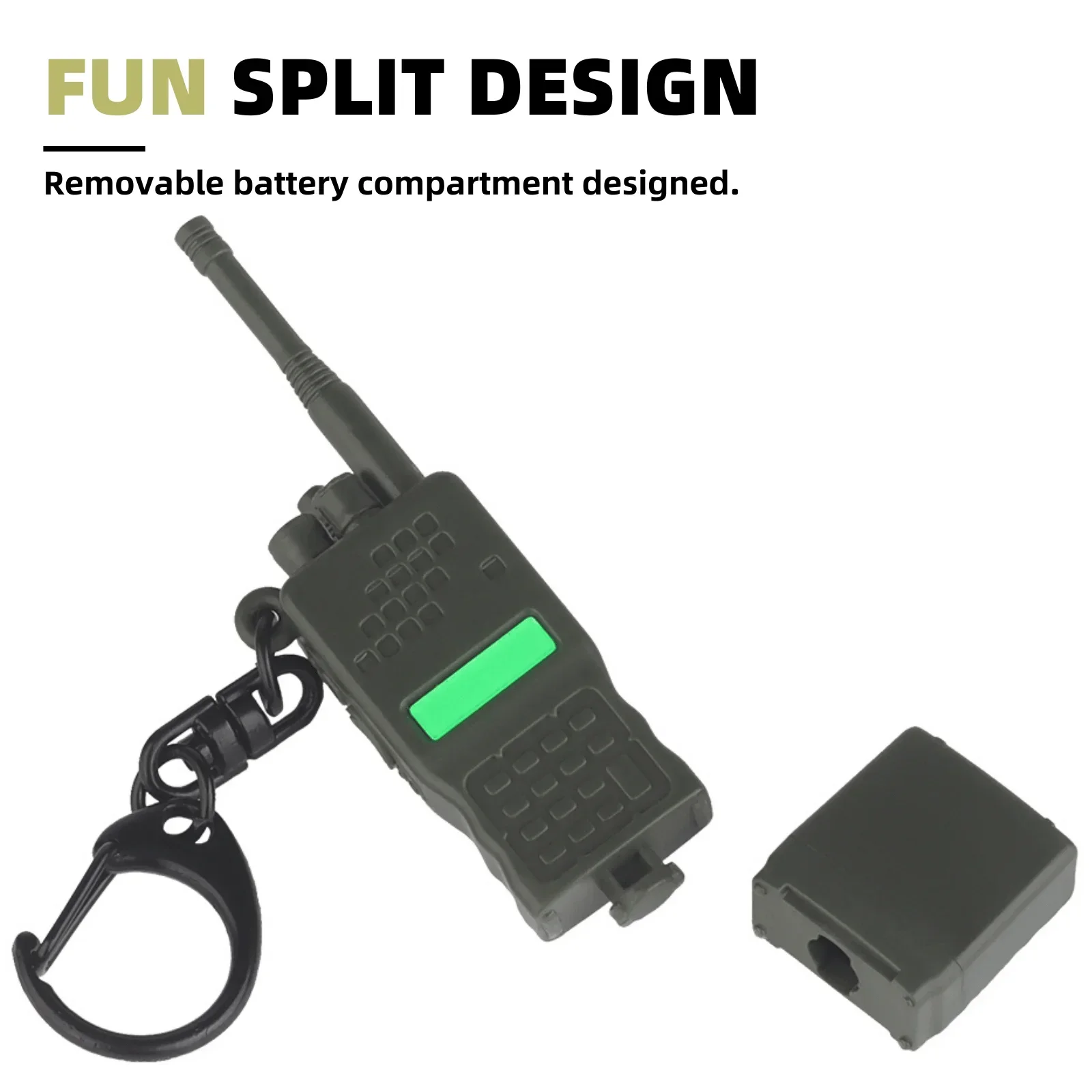 Llavero radio táctica mini réplica para airsoft - imagen 2