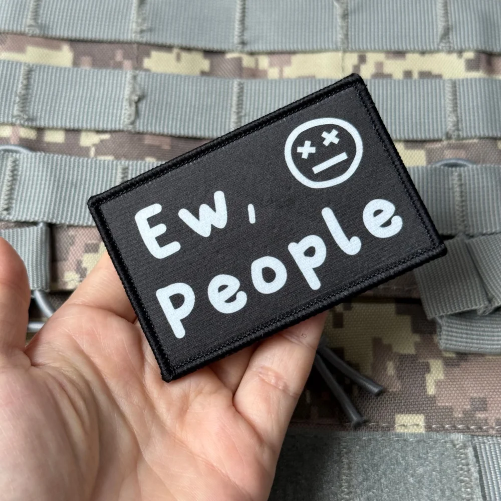 Parche Táctico Morale Ew People con Gancho y Bucle - imagen 4