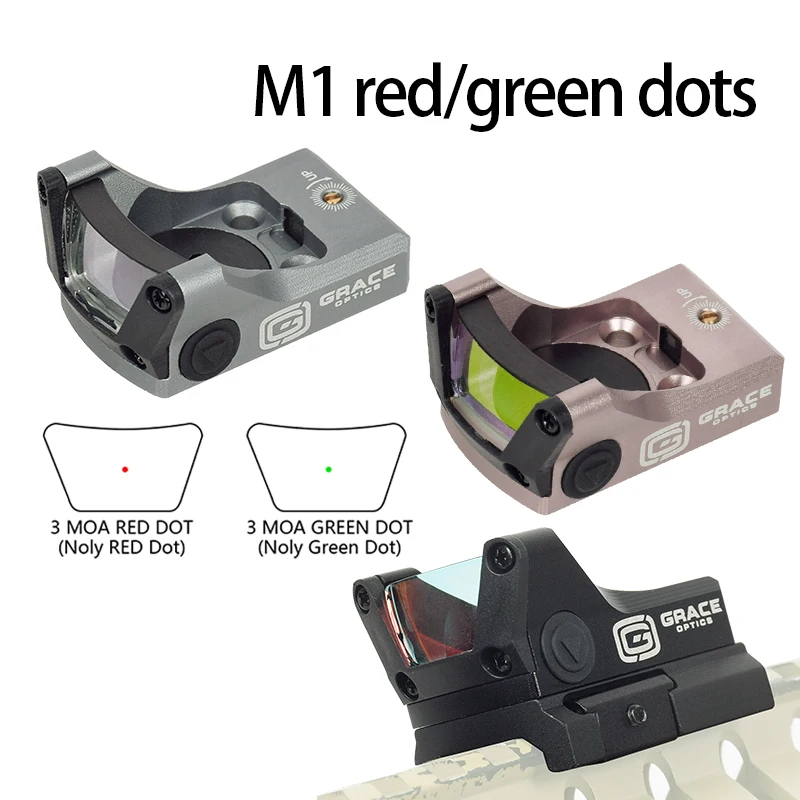 Mira réflex Grace Optics M1/M2 con punto rojo