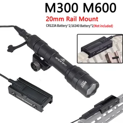 SureFire M600 Linterna táctica LED con interruptor de presión remoto