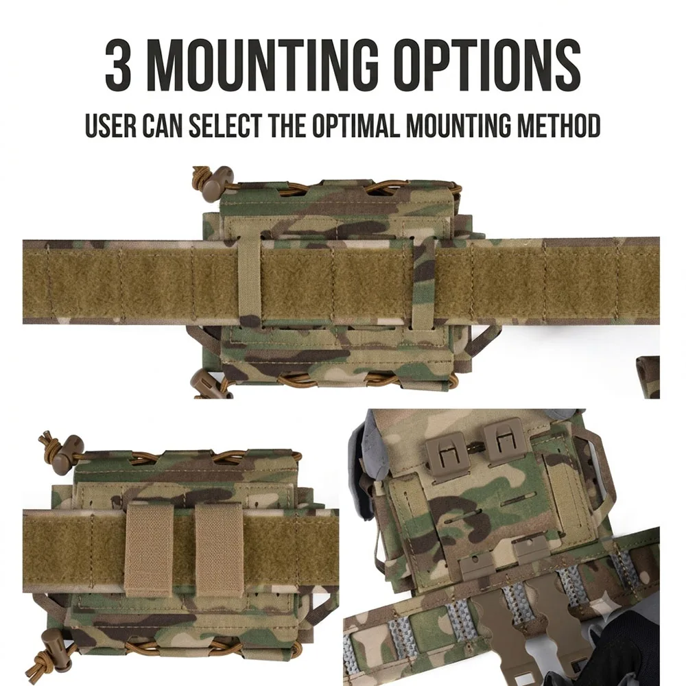 Bolsa IFAK Táctica Modular MOLLE – Kit Primeros Auxilios con Liberación Rápida - imagen 3