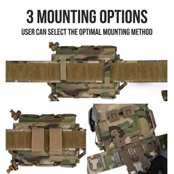 Bolsa IFAK Táctica Modular MOLLE – Kit Primeros Auxilios con Liberación Rápida