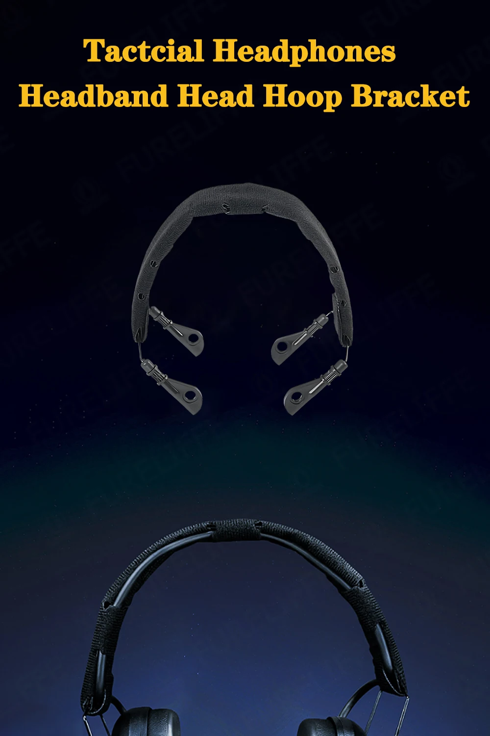 Soporte para diadema M14 visto desde arriba