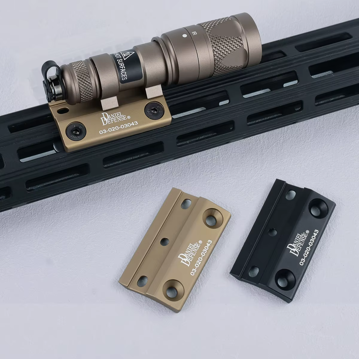 Daniel Defense montura offset ligera para riel KeyMod M-LOK - imagen 2