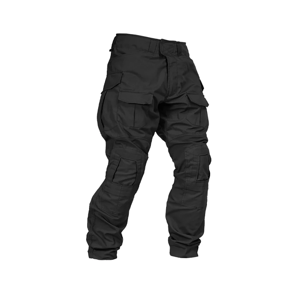 Pantalones tácticos cargo con rodilleras ripstop para senderismo - imagen 2