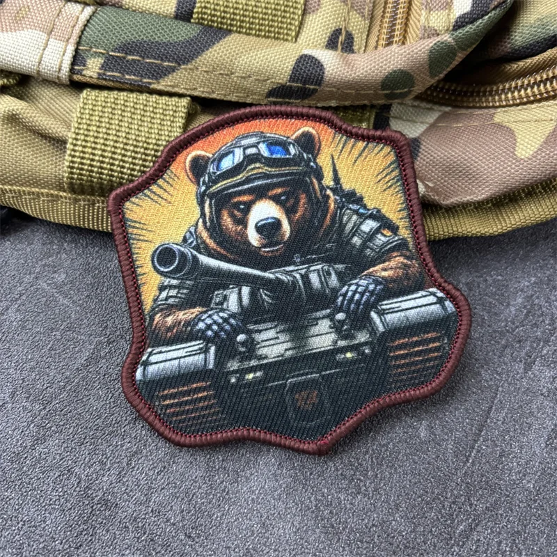 Parche militar de animales para ropa