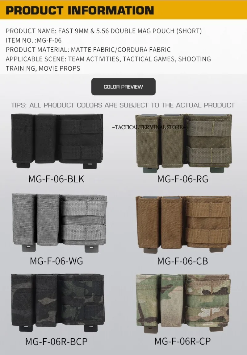 Montaje MOLLE en chaleco táctico