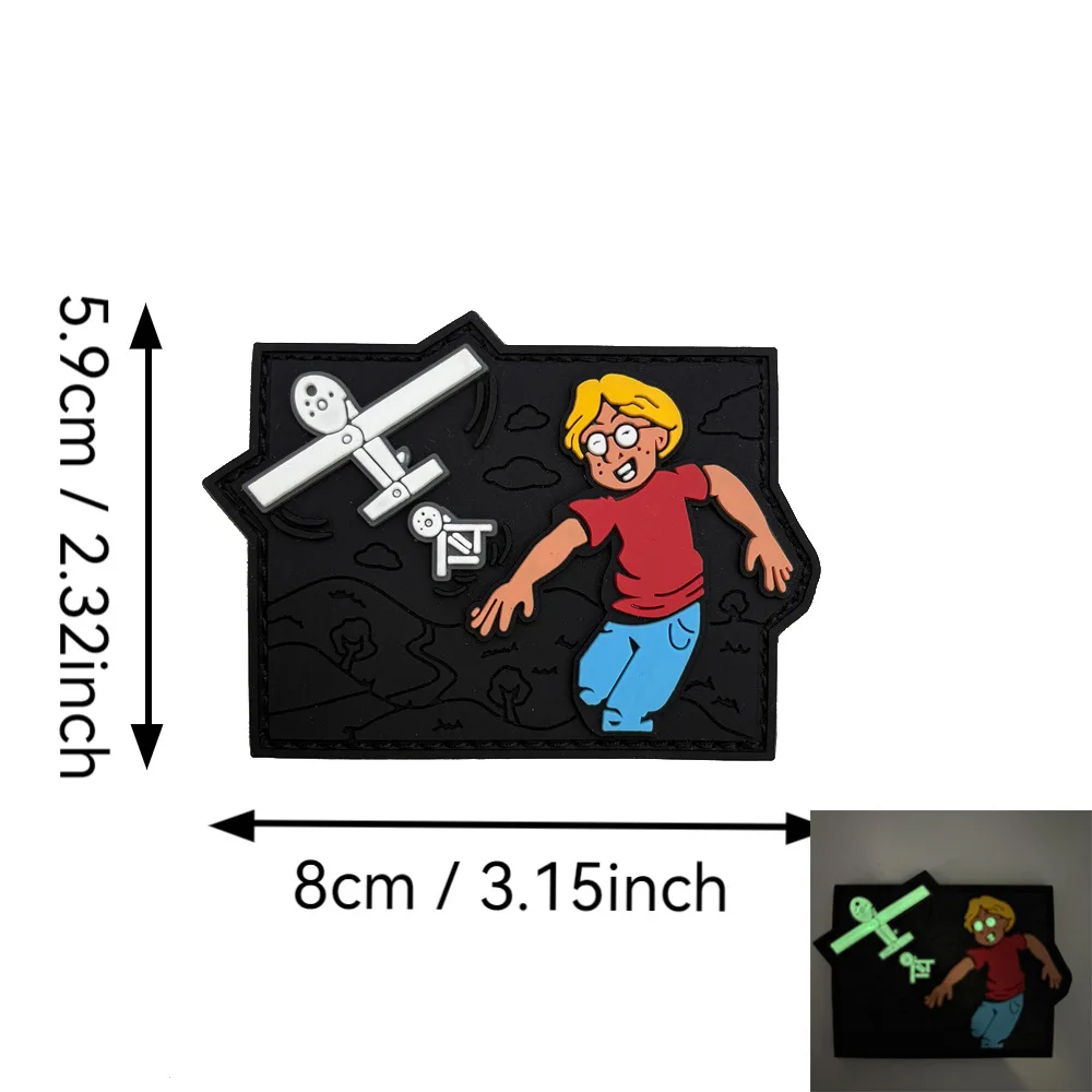 Brazalete táctico luminoso PVC 3D – para outdoor y seguridad - imagen 4