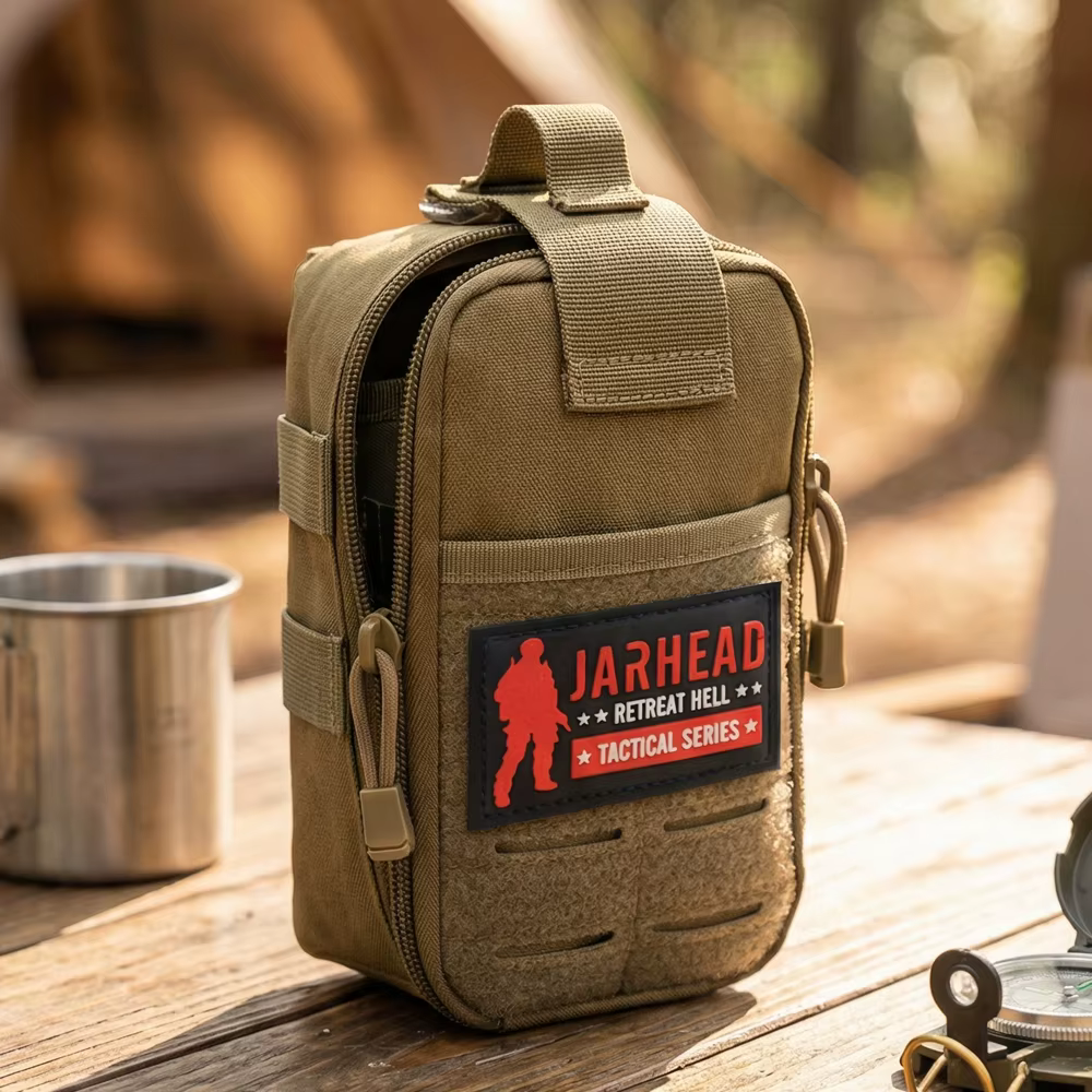 Bolsa táctica MOLLE EDC organizadora impermeable de nailon - imagen 5