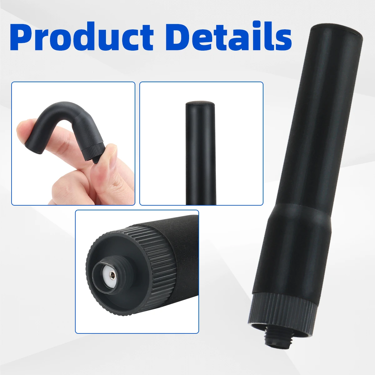 ABBREE SF-20 antena de alta ganancia SMA hembra para walkie talkie - imagen 4