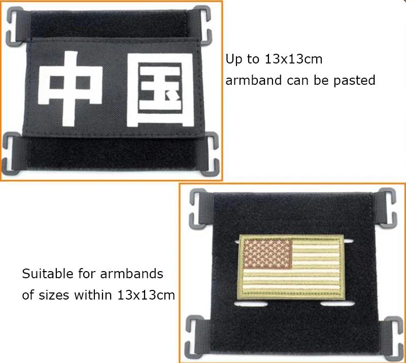 Panel MOLLE 5x5" corte láser con velcro identificativo - imagen 5