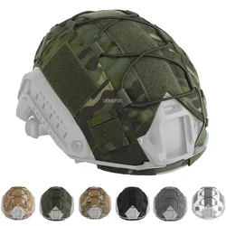 Cubierta de casco táctico ligera con camuflaje para caza y paintball