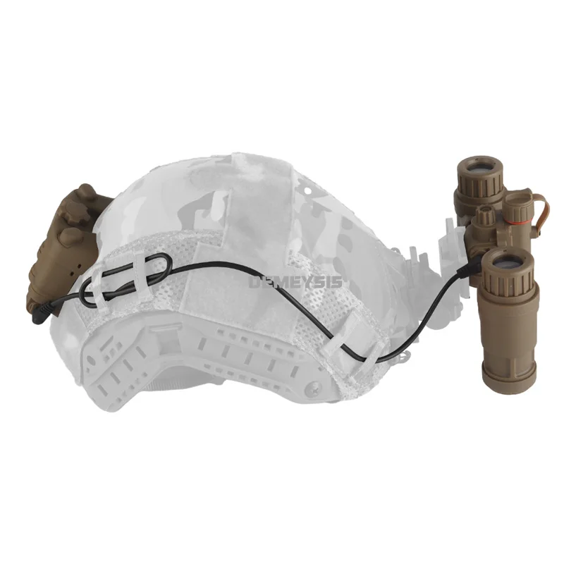 Casco táctico con soporte NVG AN/PVS31 para gafas visión nocturna - imagen 5