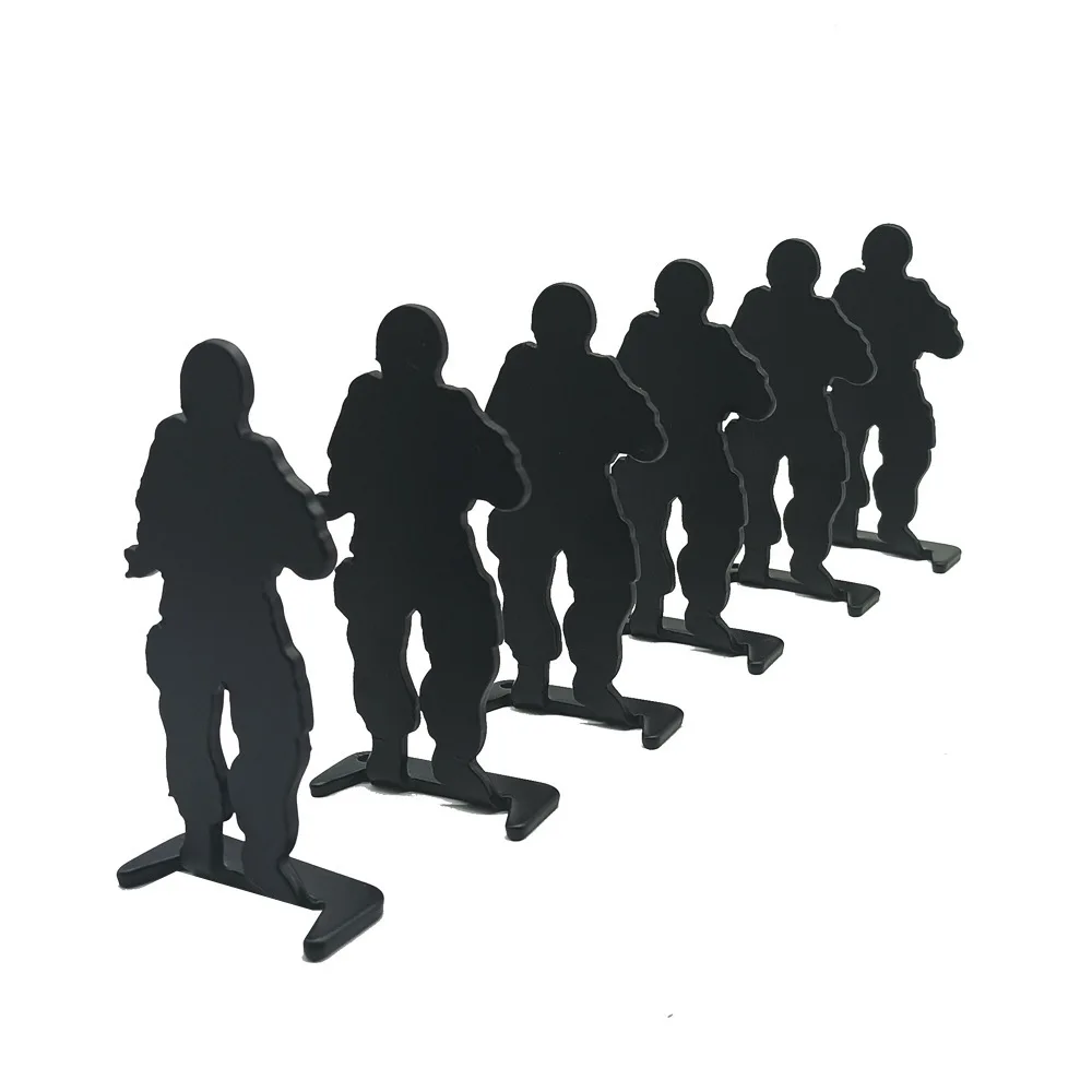 Objetivo IPSC pie negro táctico – Kit airsoft paintball - imagen 4