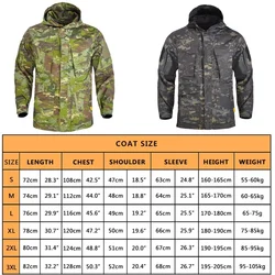 HAN WILD chaqueta táctica escalada hombre impermeable viento caza