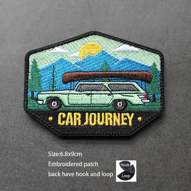 Adventure Explorer parche bordado para camping: coser o planchar - imagen 5