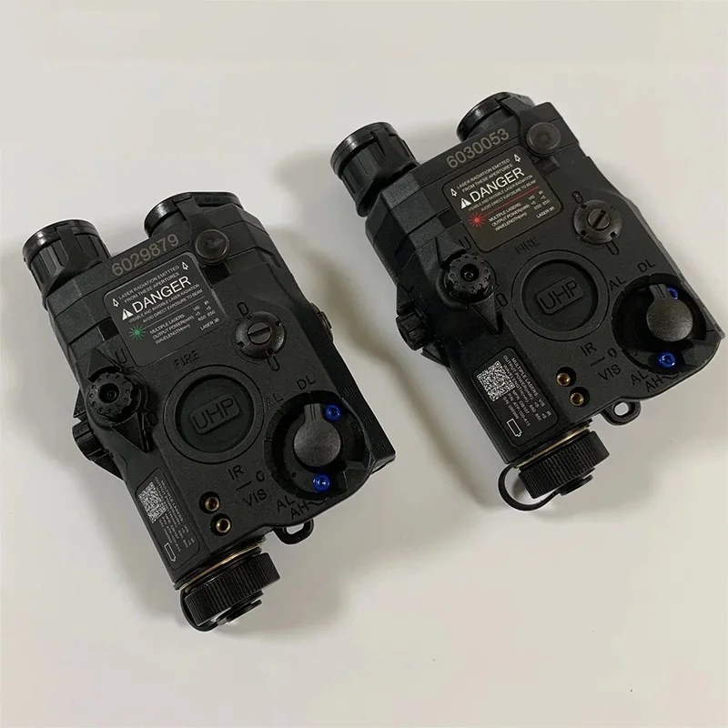 Linterna táctica PEQ-15 con láser rojo y verde para airsoft - imagen 3